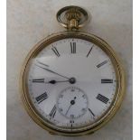 Gold plated pocket watch