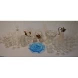 Large selection of glassware including d
