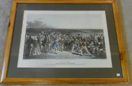 Charles Lees 'The Golfers' print 91 cm x - Image 2 of 2