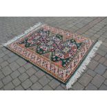 Large green rug