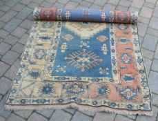 Persian style rug 206cm by 126cm