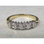 18ct gold diamond ring approx 0.55 ct si
