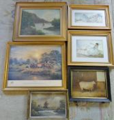 Assorted prints and paintings inc Limite