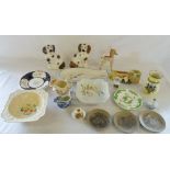 Assorted ceramics inc Crown Ducal, Coalp