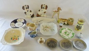 Assorted ceramics inc Crown Ducal, Coalp