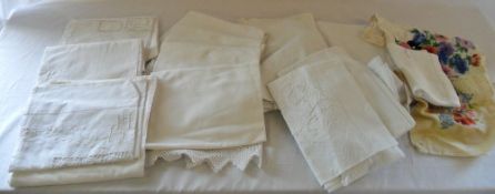 Various linen inc pillowcases