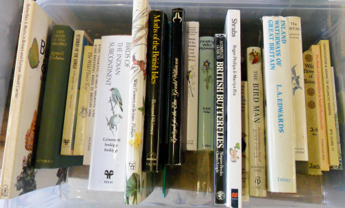 Box of specialist natural history books