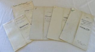 Old deeds relating to land/property Wainfleet Road Skegness