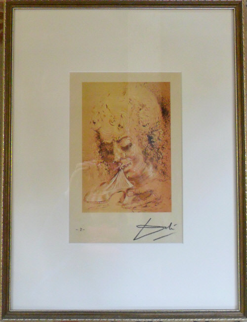 Salvador Dali print 40 cm x 53 cm
