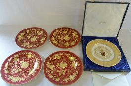 Cased limited edition Spode plate Lincol
