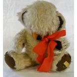 Merrythought jointed cheeky bear with re