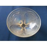 Lalique 'Coquille' design bowl D 7.5" H