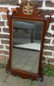 Georgian Chippendale style wall mirror