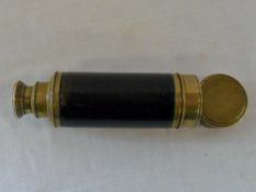 Early 19th Century 7 draw brass and leat