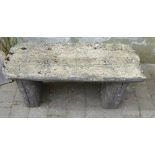 Concrete bench