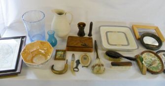 Assorted items inc ceramics, pictures &