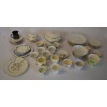 Various ceramic plates, cups, saucers, c