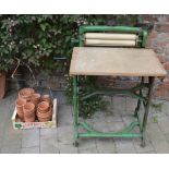 Pioneer mangle & clay plant pots