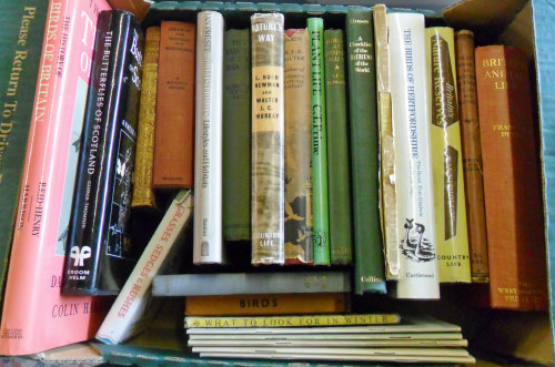 Box of specialist natural history books