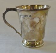 Small silver cup Chester 1941 Maker S Bl