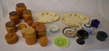 Ceramics including Crown Ducal dishes, H