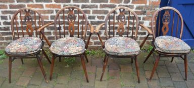 4 Ercol Prince of Wales feather chairs i