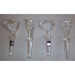 4 boxed Gleneagles 24% full lead crystal