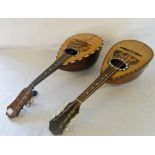 2 Neapolitan style Mandolins with cases