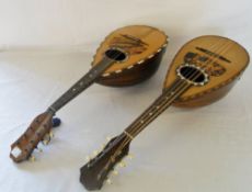 2 Neapolitan style Mandolins with cases