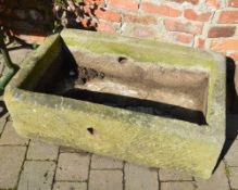 Stone trough planter (with hole in the b