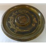 Large french bronze tazza signed Joindy