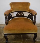 Victorian / Edwardian high back tub chai