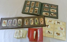 Assorted cigarette cards inc dogs