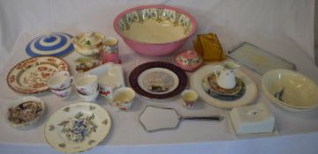 Ceramic toilet set, plates, cups, dressi