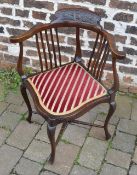 Edwardian corner chair