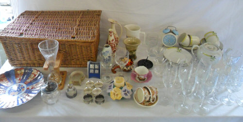 Various ceramics and glassware etc inc D