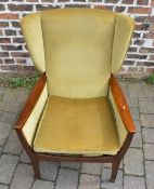 Parker Knoll retro wing back chair (ship