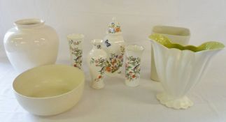 Assorted ceramics inc Delft & Aynsley