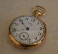 14k gold Waltham ladies pocket watch