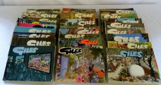 Giles books ranging from 1956 to 1987