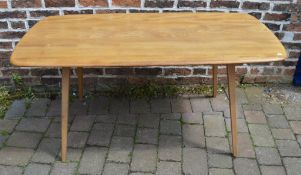 Ercol light elm dining table