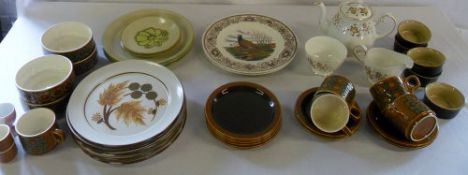 Various ceramics inc Denby, Hornsea & Ma