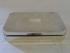 Silver cigarette box with wooden inlay B