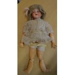 Early 20th century German doll with goog