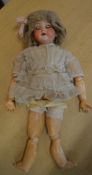 Early 20th century German doll with goog