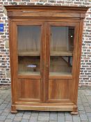 Large glass fronted French armoire 213cm