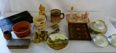 Various items inc Royal Doulton, Sylvac