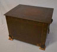 Copper coal box