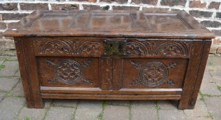 Late 17th/Early 18th century oak coffer