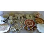 Assorted ceramics inc Aynsley, Masons an